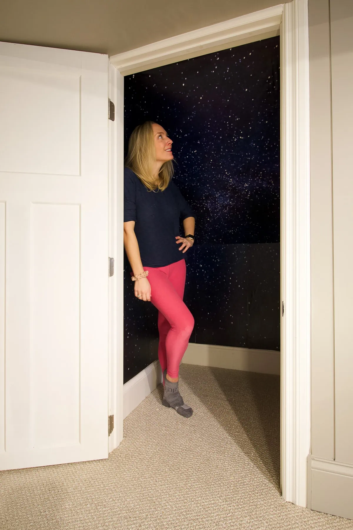 Why I chose paste the wall wallpaper for our space closet in the basement