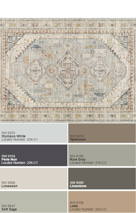 Create a color palette the easiest way. City Farmhouse by Jennifer O